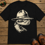 Rattlesnake Ranger — Vintage Sketch Outdoor Wildlife Tee
