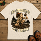 Mud Quality Control Just Right — Funny Outdoor Camping Tee