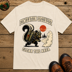 Fumigation Specialist Clear the Area — Skunk Outdoor Humor Tee