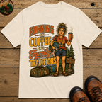 Running on Coffee and Family Traditions — Camping Humor Tee