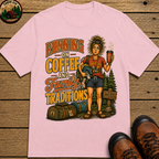 Running on Coffee and Family Traditions — Camping Humor Tee