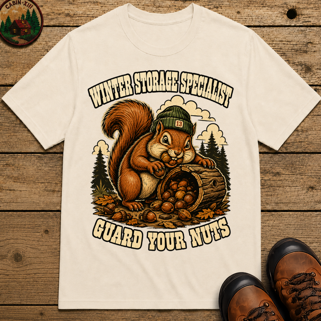 Winter Storage Specialist Guard Your Nuts — Funny Outdoor Tee