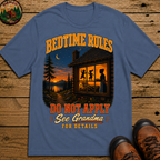 Bedtime Rules Do Not Apply See Grandma for Details — Camping T-Shirt