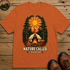 Nature Called I Answered — Vintage Campfire Camping Tee