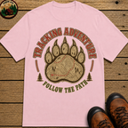 Tracking Adventure Follow the Path — Vintage Bear Paw Hiking Tee