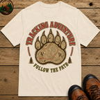 Tracking Adventure Follow the Path — Vintage Bear Paw Hiking Tee