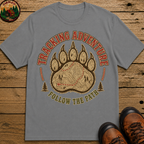 Tracking Adventure Follow the Path — Vintage Bear Paw Hiking Tee