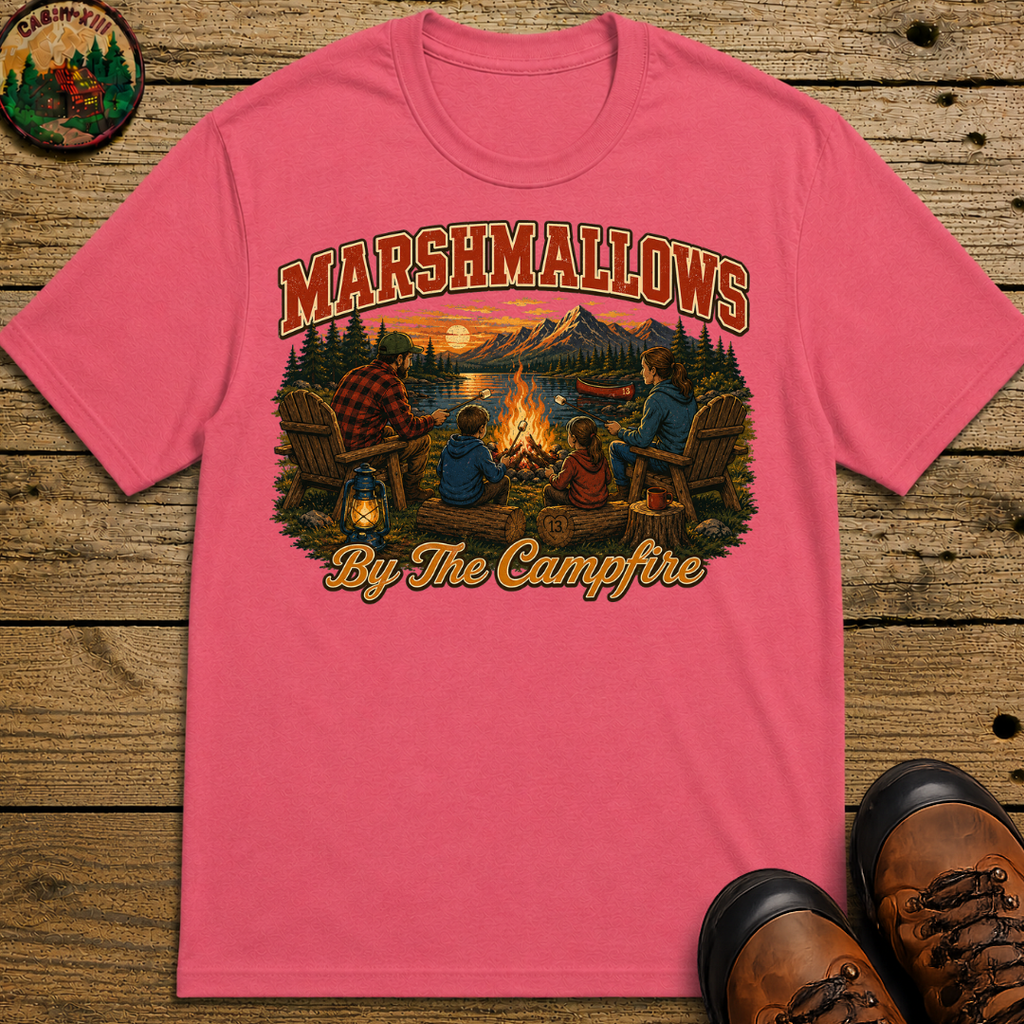 Marshmallows by the Campfire — Vintage Family Camping Tee