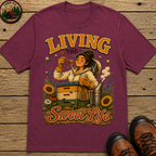 Living the Sweet Life Funny Beekeeping Shirt — Beekeeper Tee