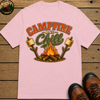 Campfire and Chill — Vintage Camping Marshmallow Humor Tee