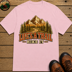 Life's a Trail Hike It — Vintage Mountain Hiking Outdoor Tee