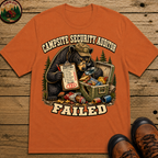 Campsite Security Auditor Failed — Funny Bear Camping Tee
