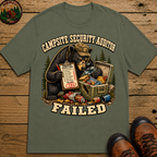 Campsite Security Auditor Failed — Funny Bear Camping Tee