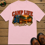 Camp Life Chose Me Vintage Camping Shirt — Outdoor Lake Tee