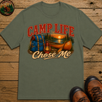 Camp Life Chose Me Vintage Camping Shirt — Outdoor Lake Tee