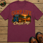 Camp Life Chose Me Vintage Camping Shirt — Outdoor Lake Tee