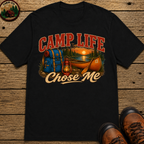 Camp Life Chose Me Vintage Camping Shirt — Outdoor Lake Tee
