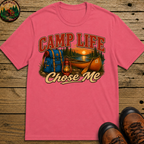 Camp Life Chose Me Vintage Camping Shirt — Outdoor Lake Tee