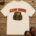 Camp Medic Funny Camping Shirt — Vintage Outdoor First Aid Tee