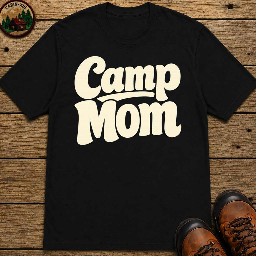 Camp Mom Camping Shirt — Retro Outdoor Mom Tee