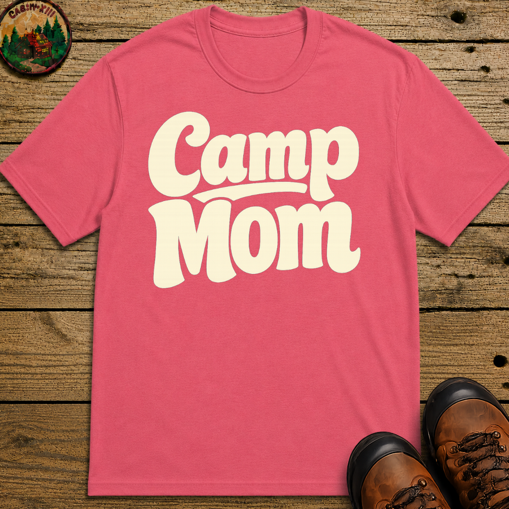 Camp Mom Camping Shirt — Retro Outdoor Mom Tee