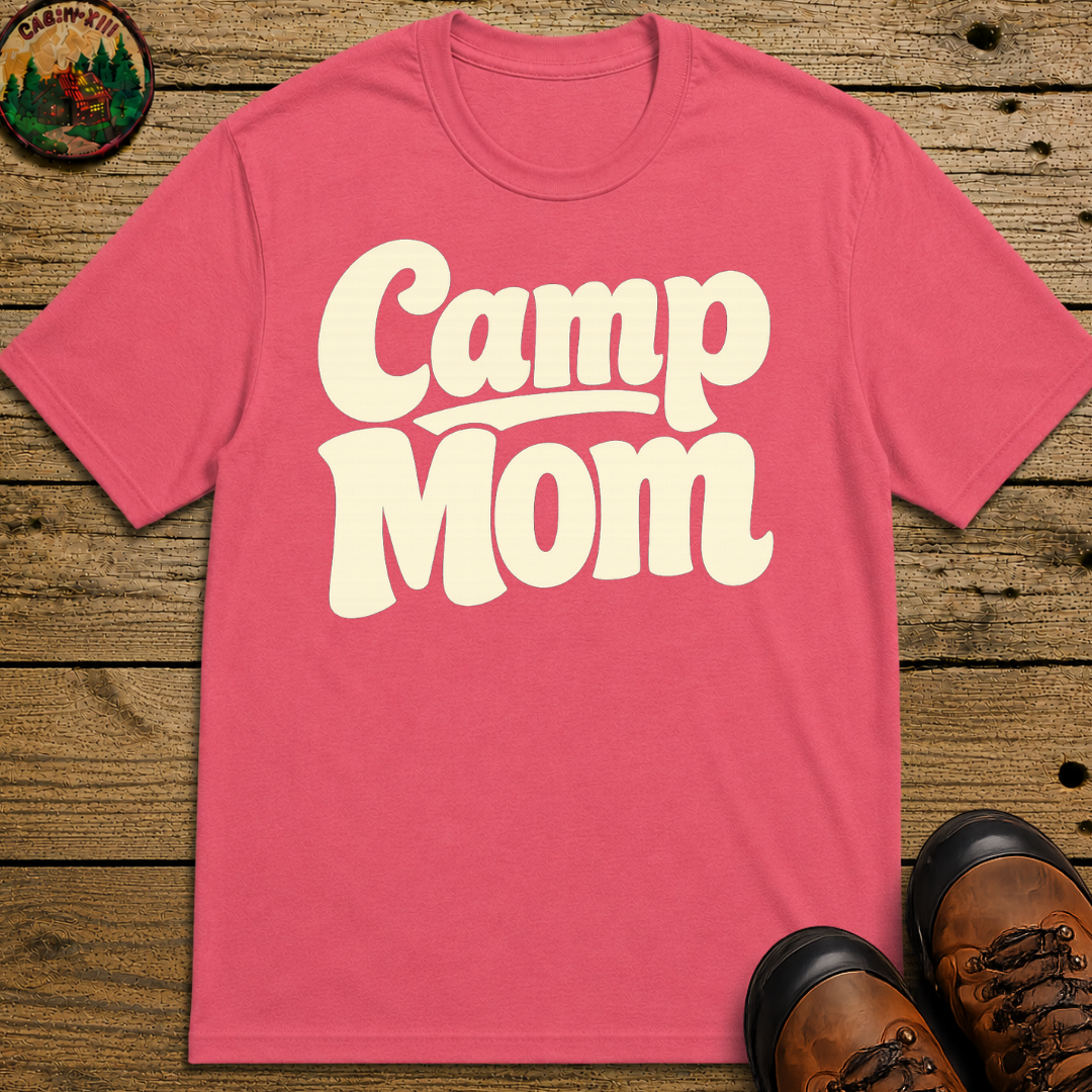 Camp Mom Camping Shirt — Retro Outdoor Mom Tee
