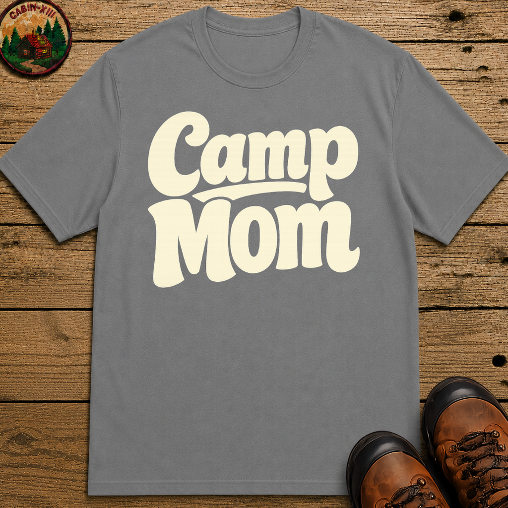 Camp Mom Camping Shirt — Retro Outdoor Mom Tee