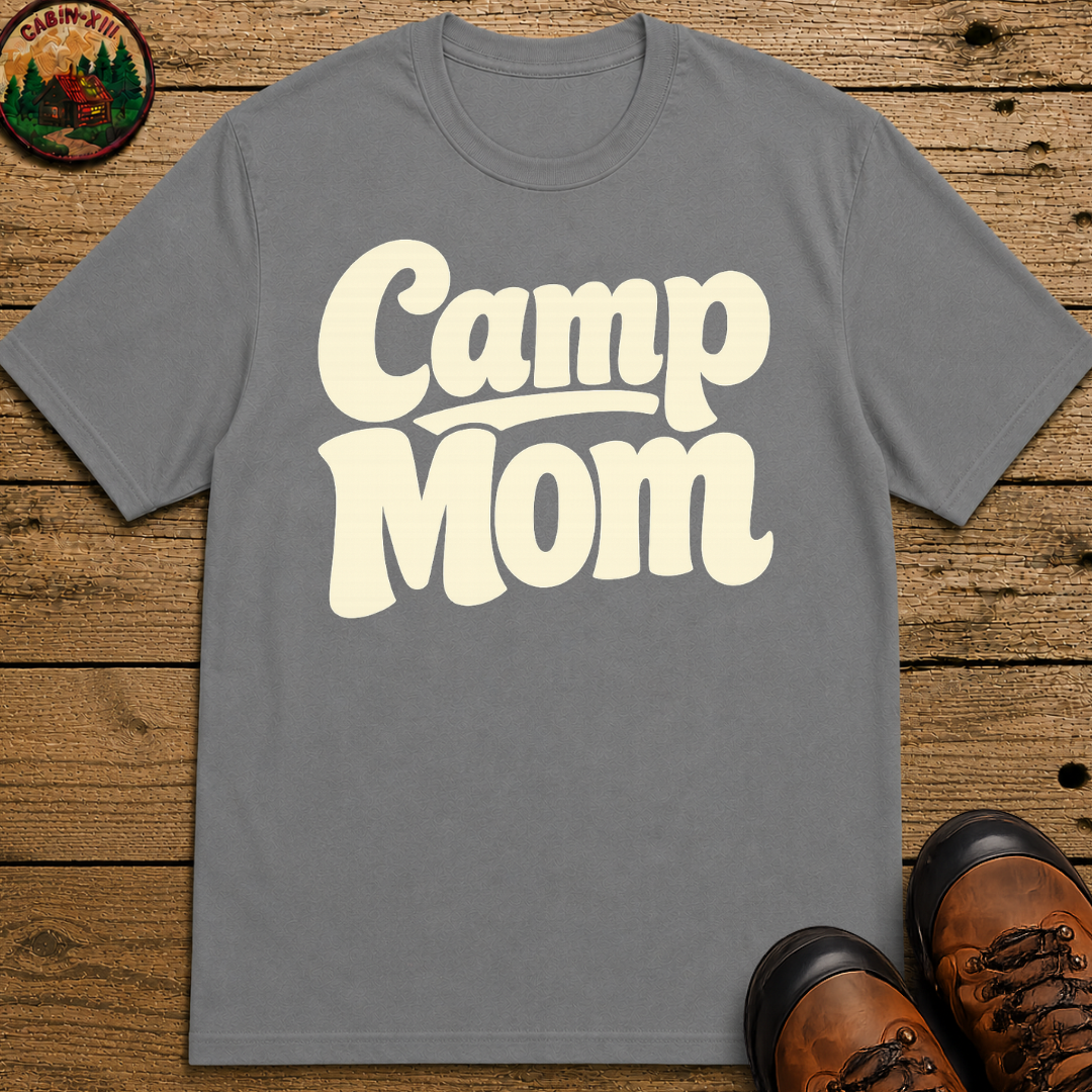 Camp Mom Camping Shirt — Retro Outdoor Mom Tee