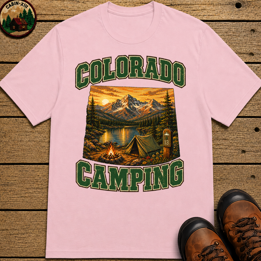 Colorado Camping Shirt — Rocky Mountain Vintage Outdoor Tee
