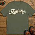 Firestarter Funny Camping Shirt — Vintage Campfire Tee
