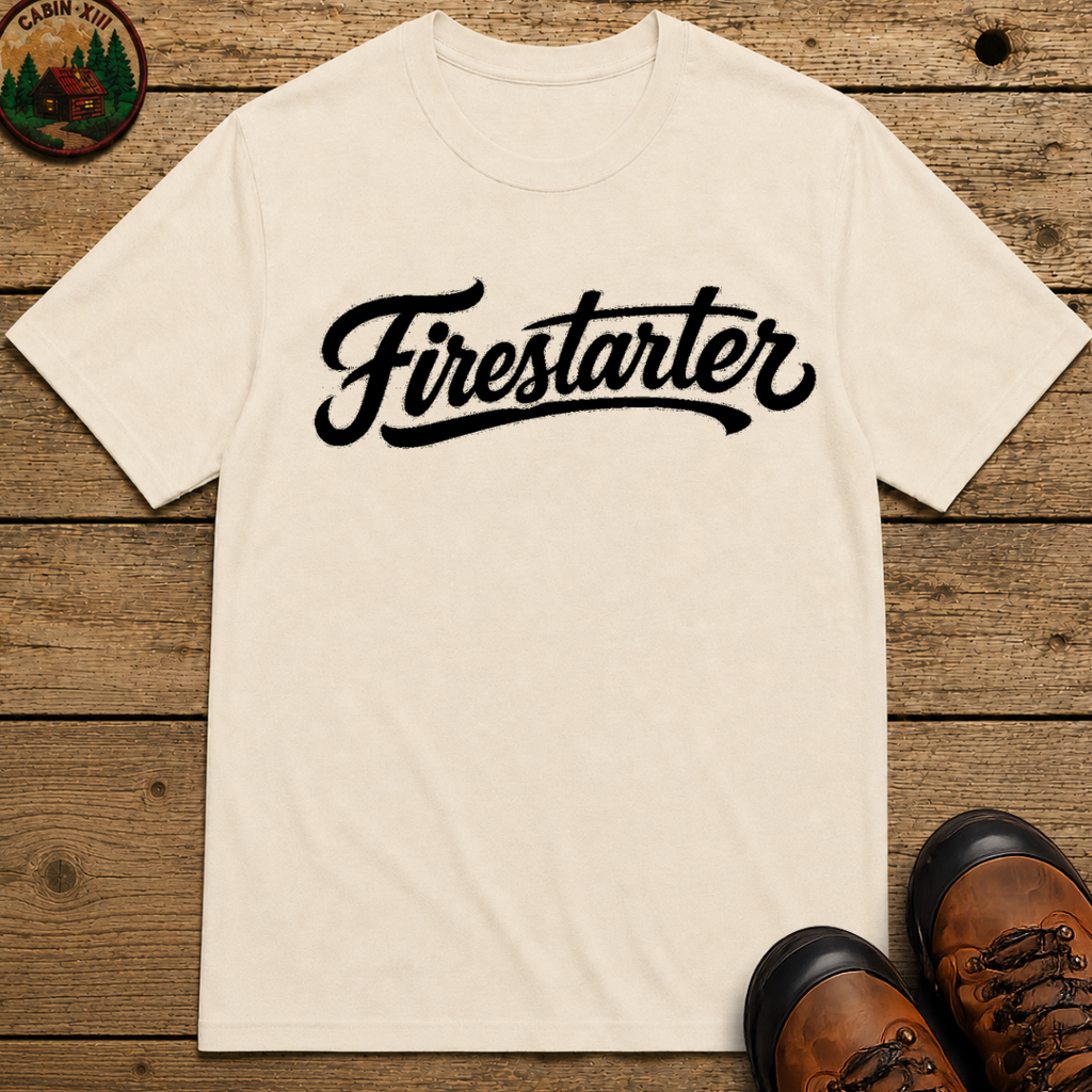 Firestarter Funny Camping Shirt — Vintage Campfire Tee