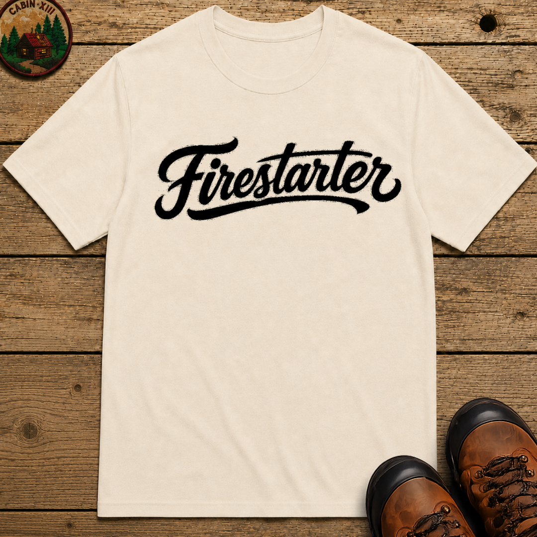 Firestarter Funny Camping Shirt — Vintage Campfire Tee