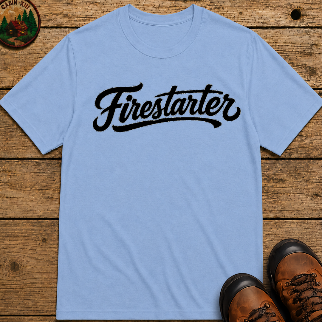 Firestarter Funny Camping Shirt — Vintage Campfire Tee