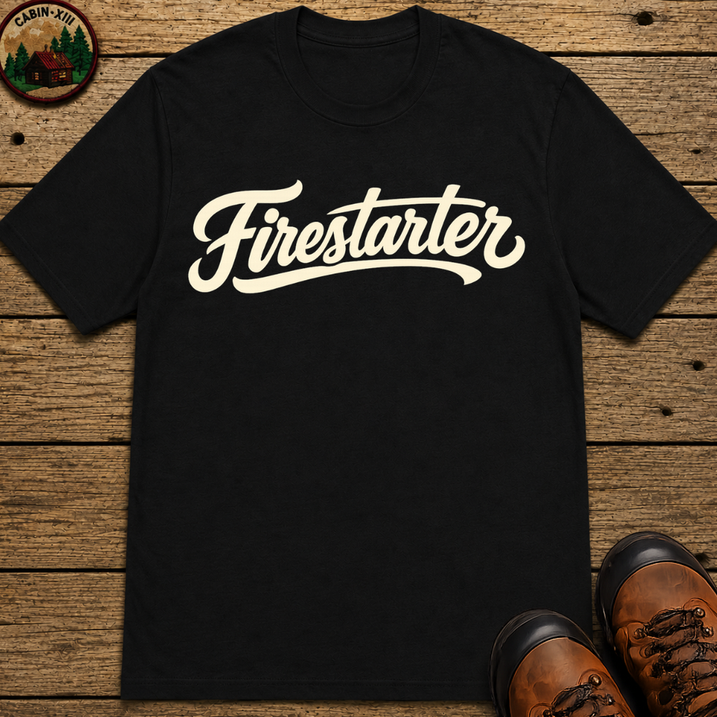 Firestarter Funny Camping Shirt — Vintage Campfire Tee