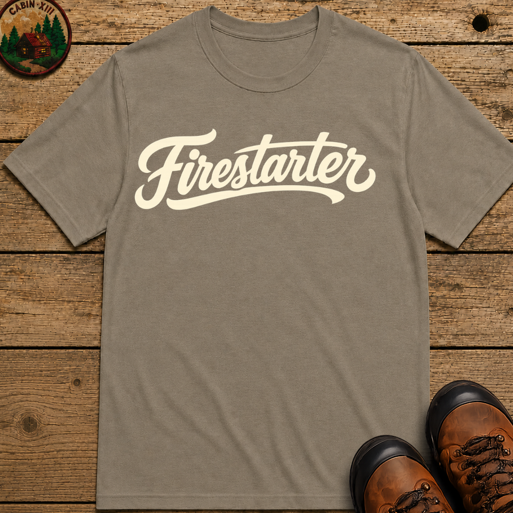 Firestarter Funny Camping Shirt — Vintage Campfire Tee
