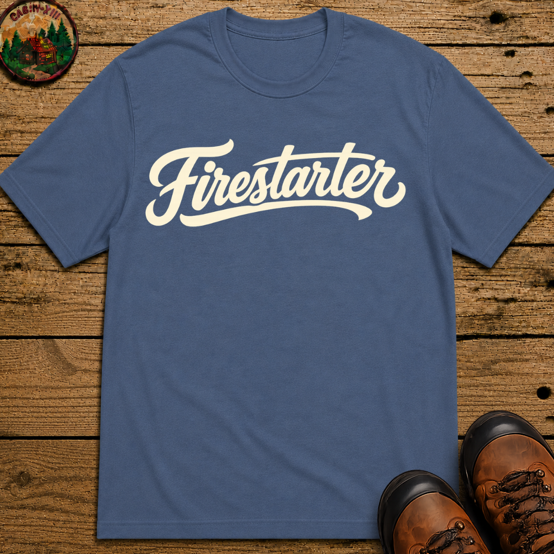 Firestarter Funny Camping Shirt — Vintage Campfire Tee