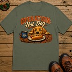 Operation Hot Dog Funny Camping Dog Shirt — Outdoor Humor Tee