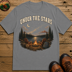 Under the Stars Vintage Camping Shirt — Campfire Lake Night Tee
