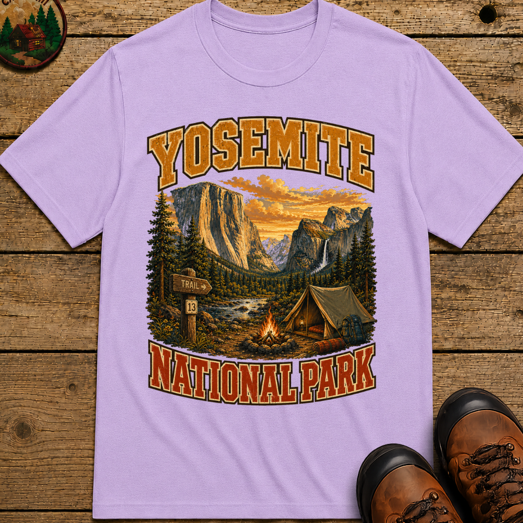 Yosemite National Park Camping Shirt — Vintage Outdoor Tee