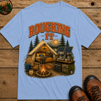Roughing It Funny Glamping Shirt — Vintage Camping Comfort Tee