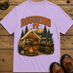 Roughing It Funny Glamping Shirt — Vintage Camping Comfort Tee