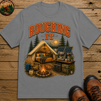 Roughing It Funny Glamping Shirt — Vintage Camping Comfort Tee