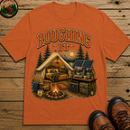 Roughing It Funny Glamping Shirt — Vintage Camping Comfort Tee