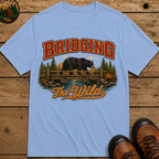 Bridging the Wild Vintage Bear Camping Shirt — Outdoor Nature Tee