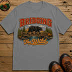 Bridging the Wild Vintage Bear Camping Shirt — Outdoor Nature Tee