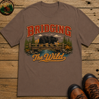Bridging the Wild Vintage Bear Camping Shirt — Outdoor Nature Tee