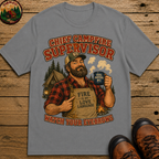 Chief Campfire Supervisor Watch Your Eyebrows Camping Shirt