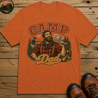 Camp Dad Lumberjack Camping Shirt — Vintage Outdoor Dad Tee