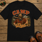 Camp Dad Lumberjack Camping Shirt — Vintage Outdoor Dad Tee