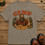 Camp Dad Lumberjack Camping Shirt — Vintage Outdoor Dad Tee